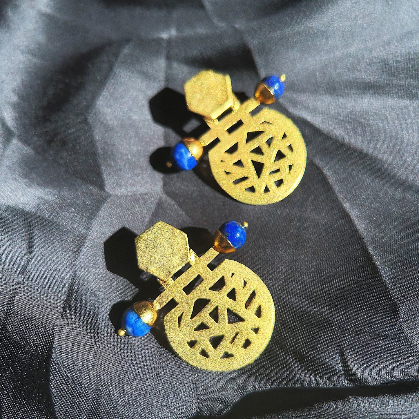 Malaga Earrings In Lapis Lazuli