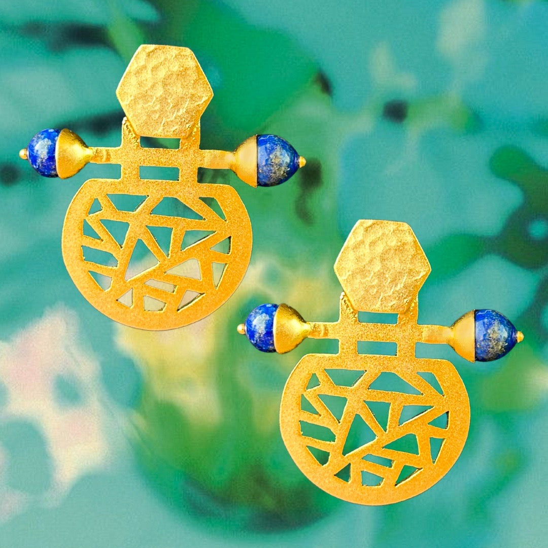 Malaga Earrings In Lapis Lazuli