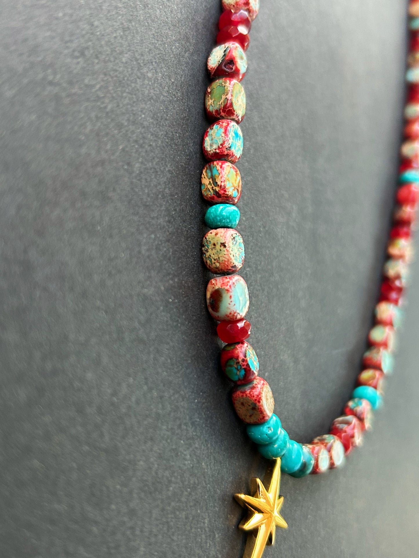 Blaze Necklace - Fairuz, Jasper & Jade