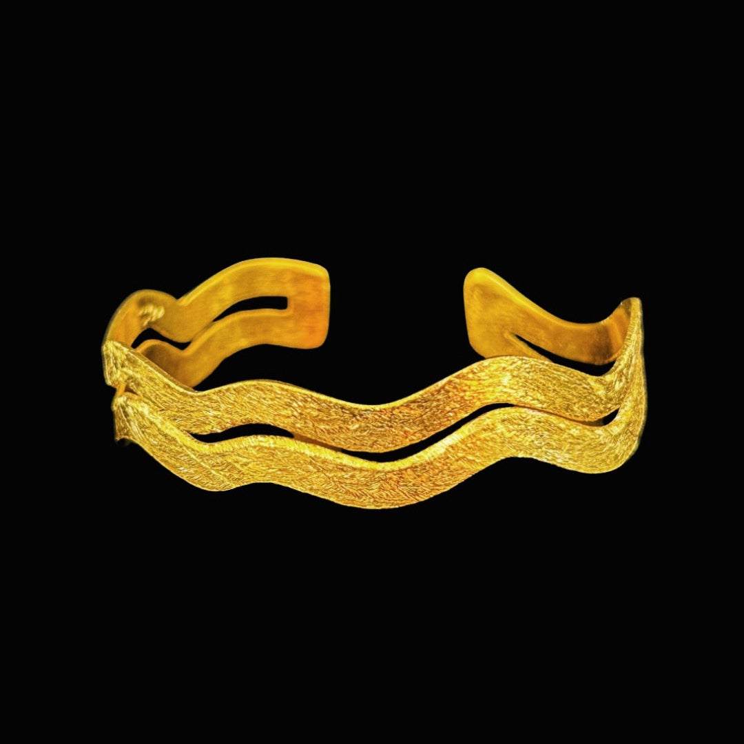 Double Wave Bangle