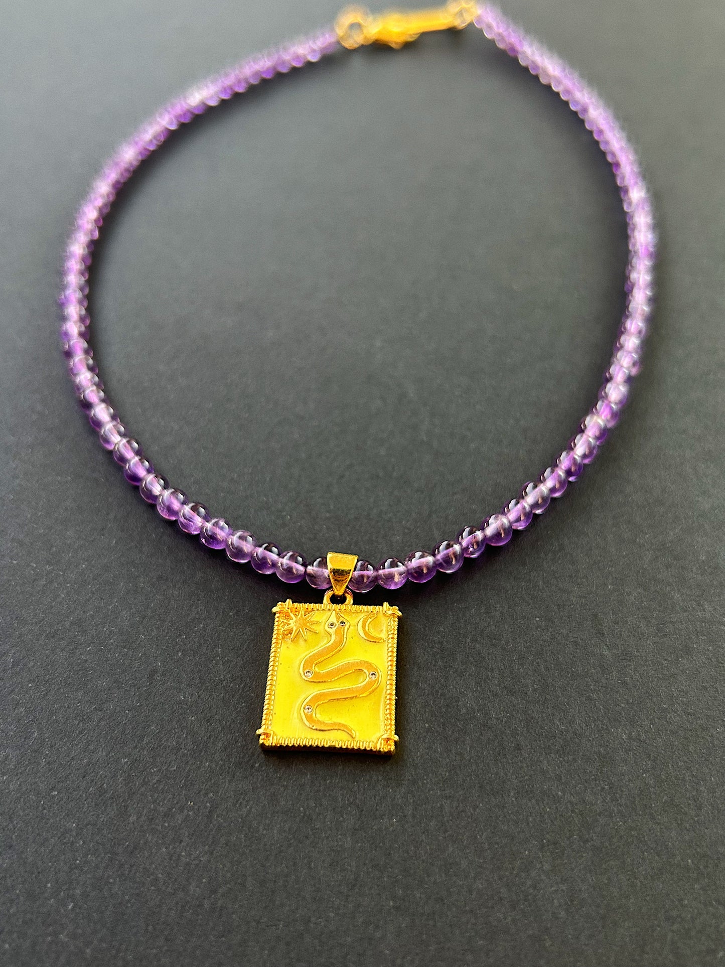 Mystic Venom Necklace - Amethyst