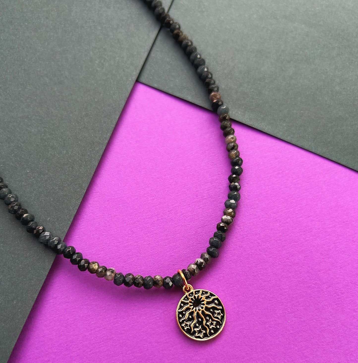 Nocturne Necklace - Black Jade