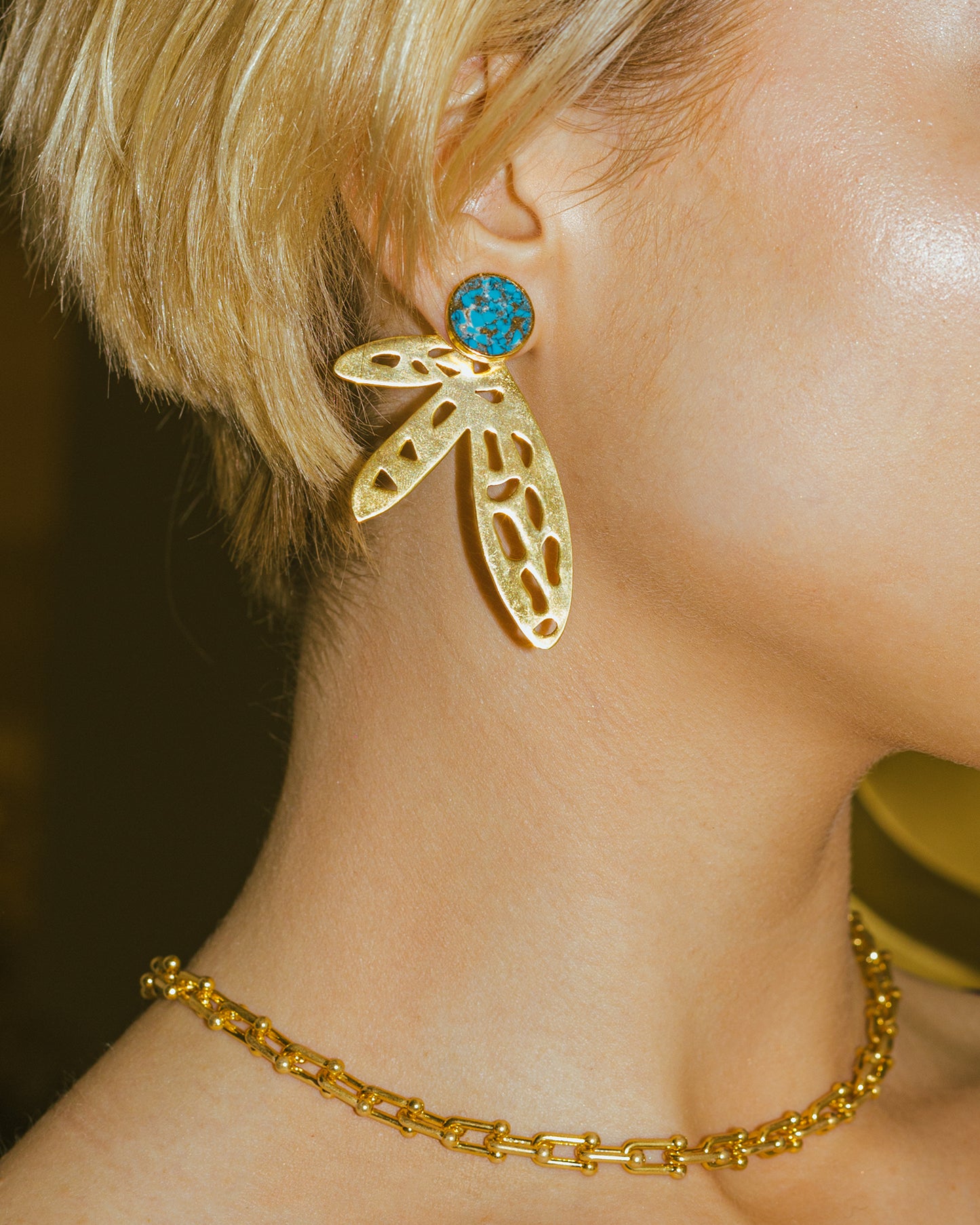 Roslyn Earrings in Turquoise