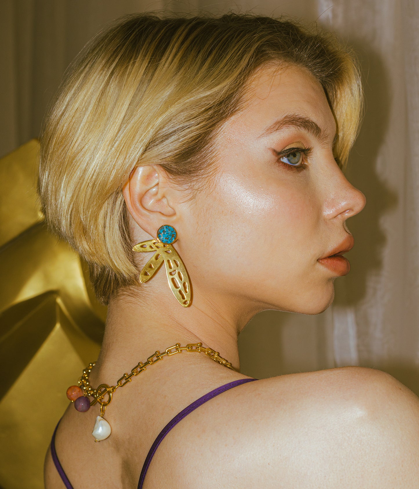 Roslyn Earrings in Turquoise