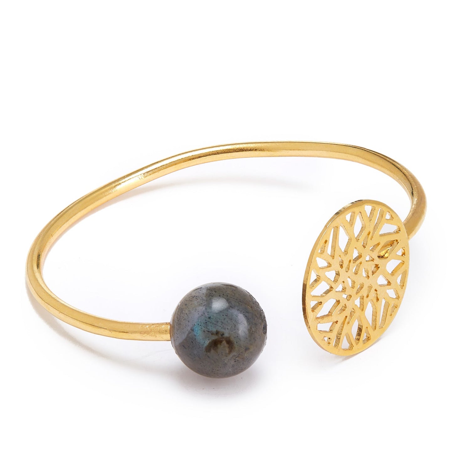 Lucid Dream Bangle - Labradorite (12mm stone)