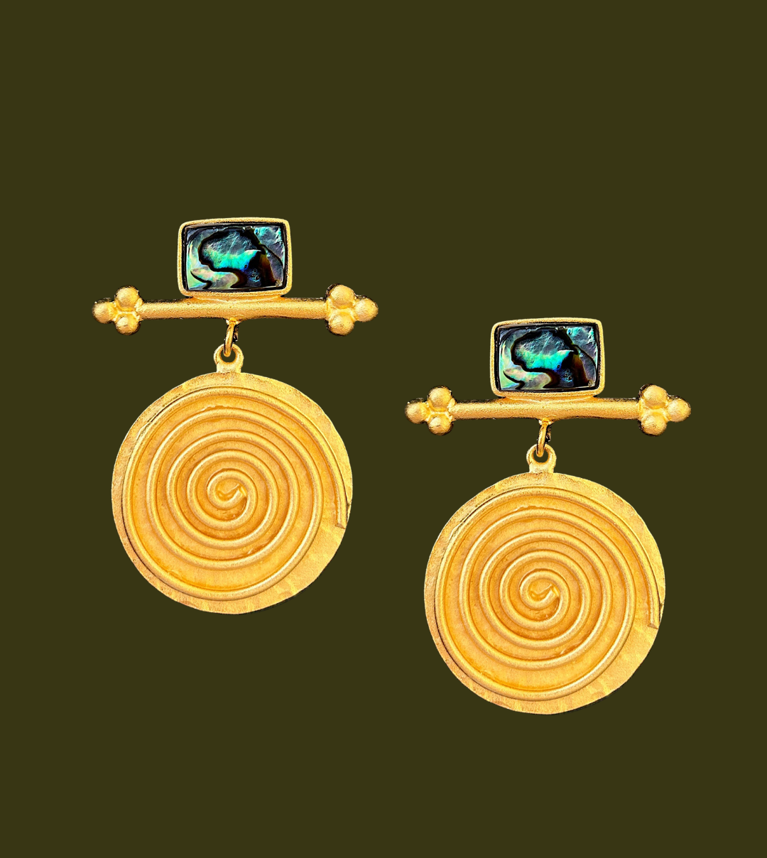 The Spiral Sun Earrings