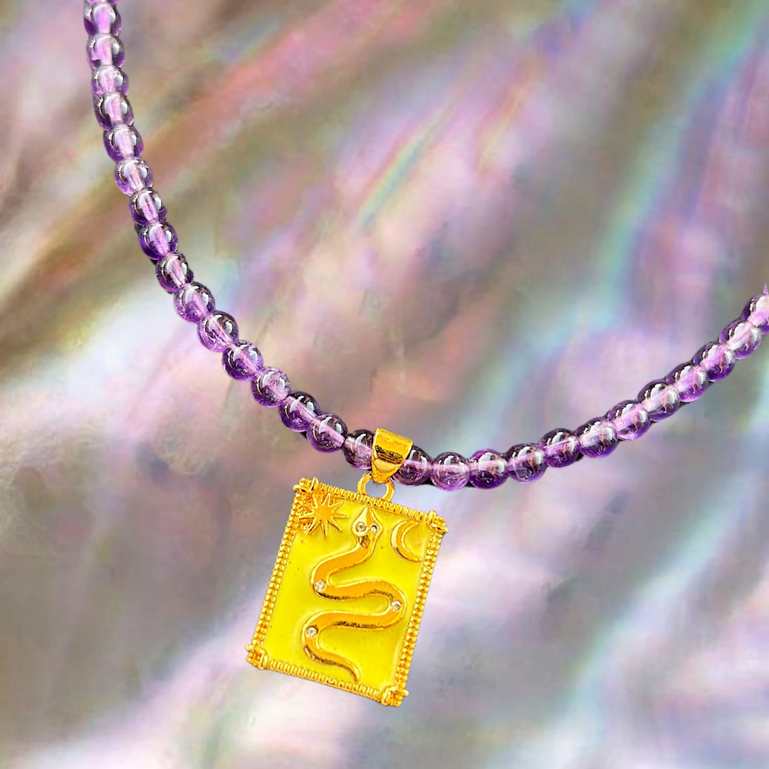 Mystic Venom Necklace - Amethyst