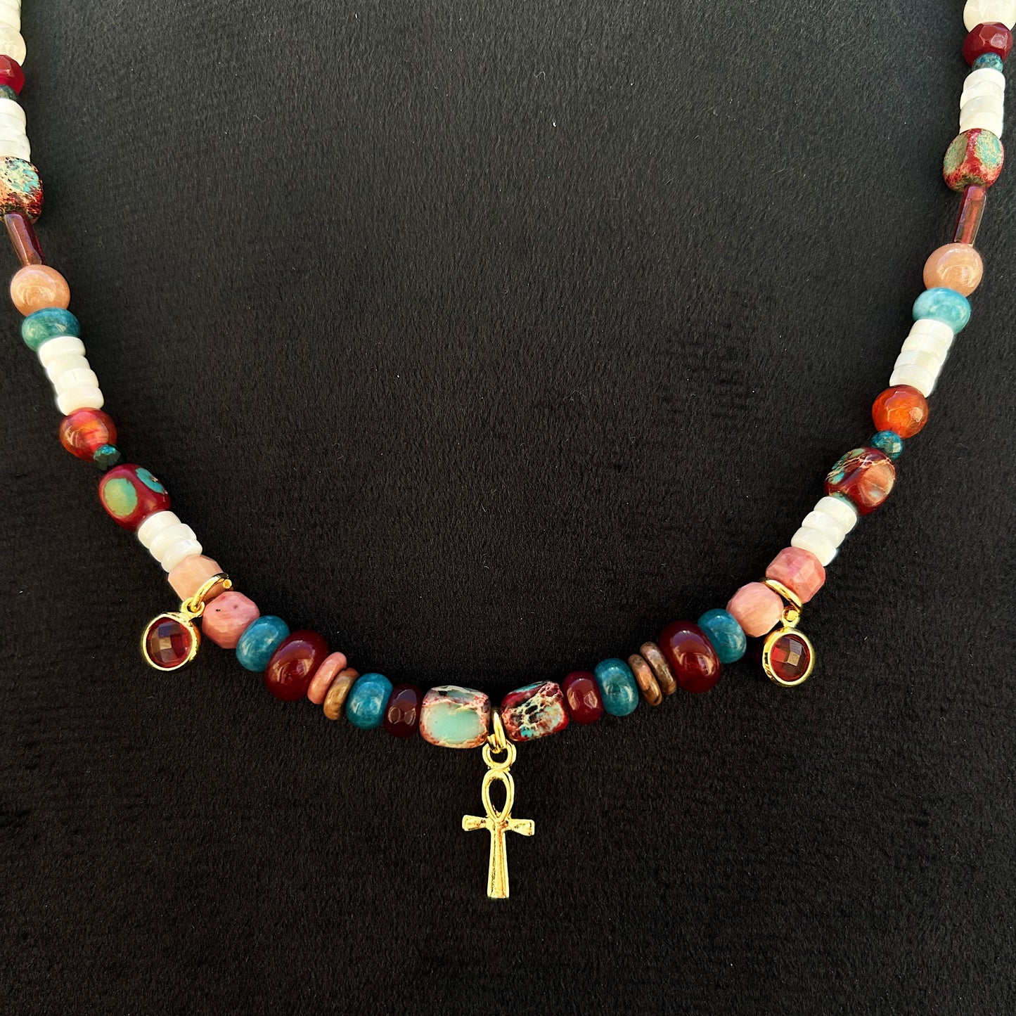 Aura Mosaic — Multi-gemstones Necklace