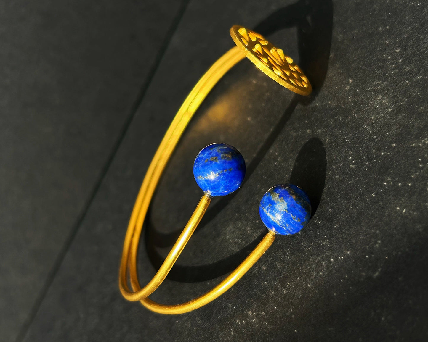 Ocean Dream Bangle - Lapis Lazuli