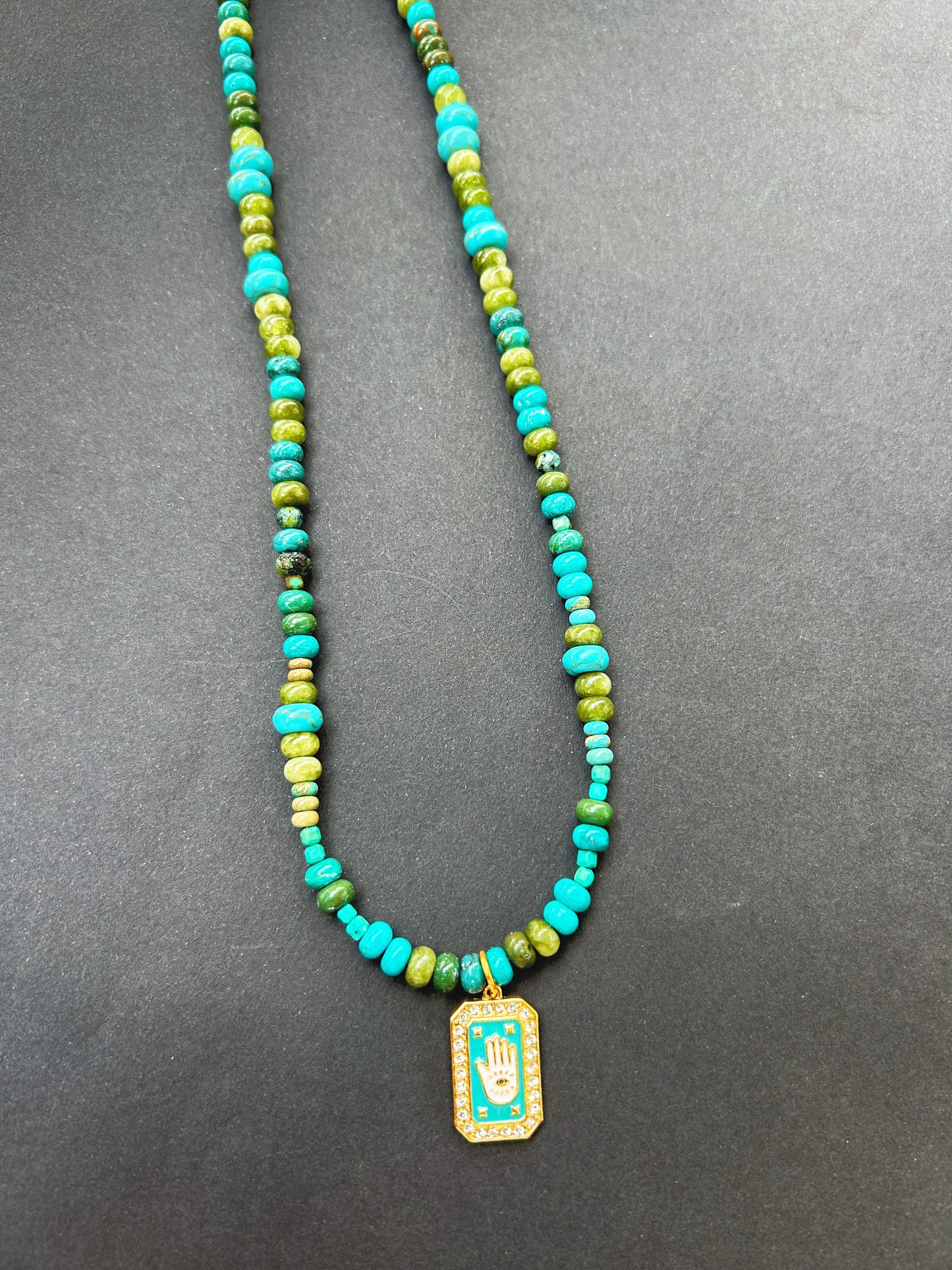 Desert Sky Necklace - Fayrouz, Jade & Jasper