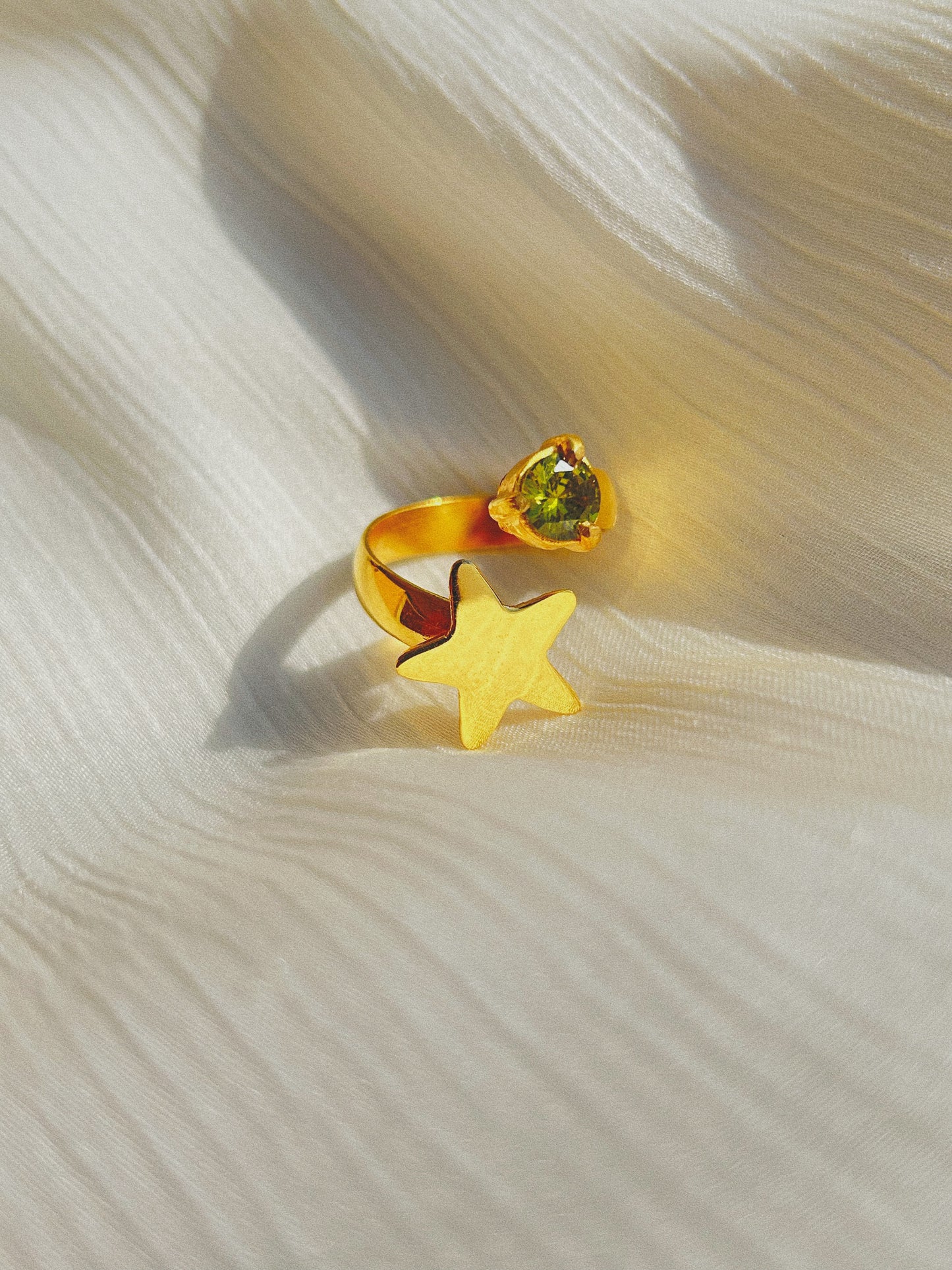Starry Glow Ring In Peridot