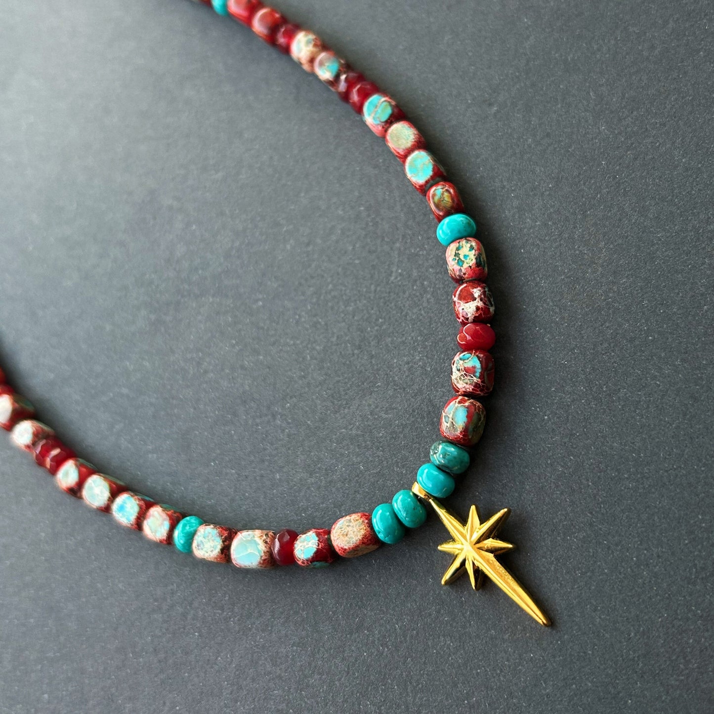Blaze Necklace - Fairuz, Jasper & Jade