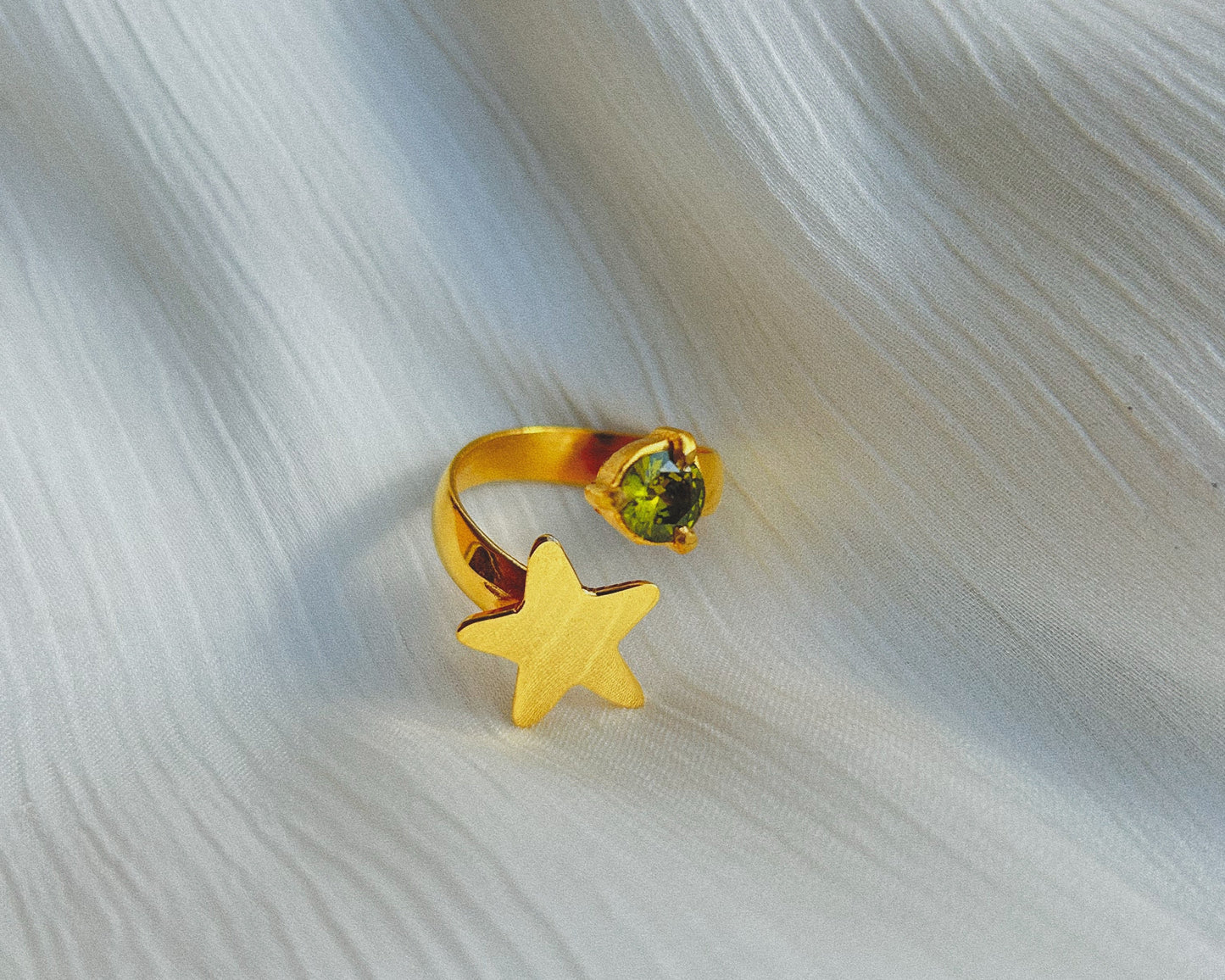 Starry Glow Ring In Peridot