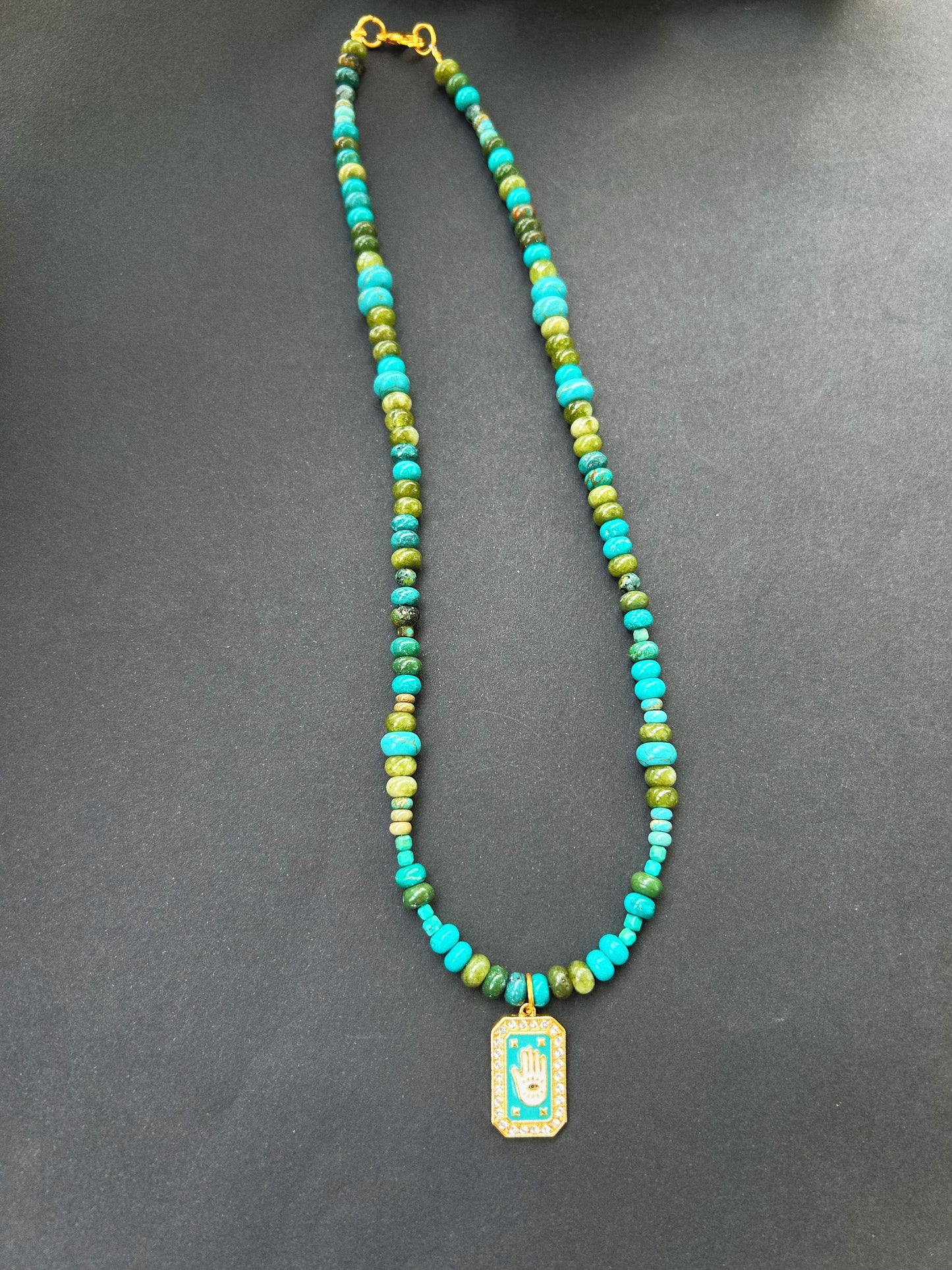 Desert Sky Necklace - Fayrouz, Jade & Jasper