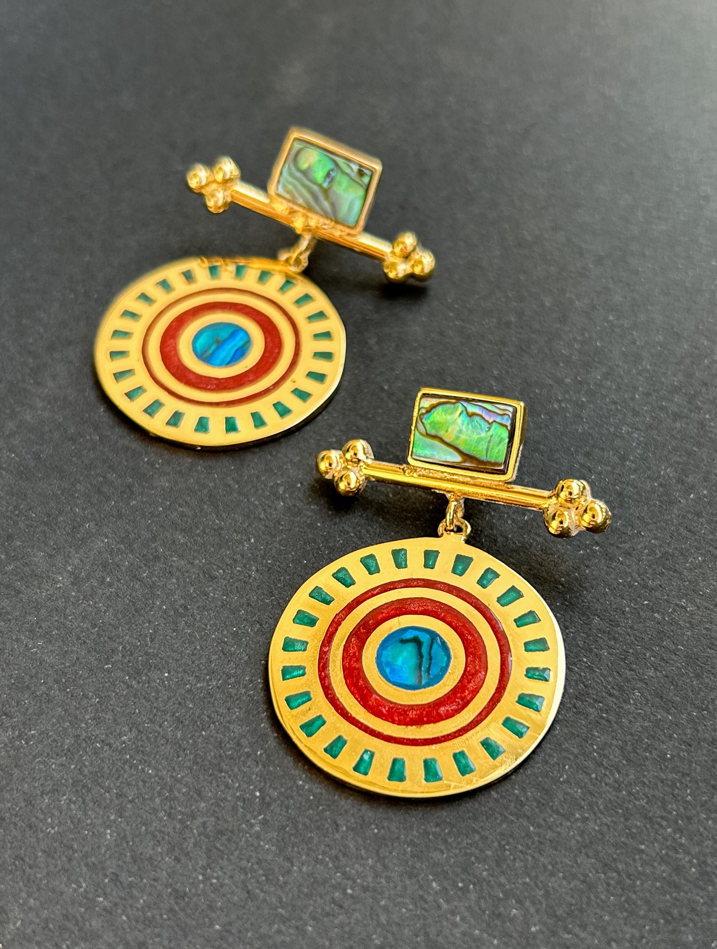 The Sun Circle Earrings