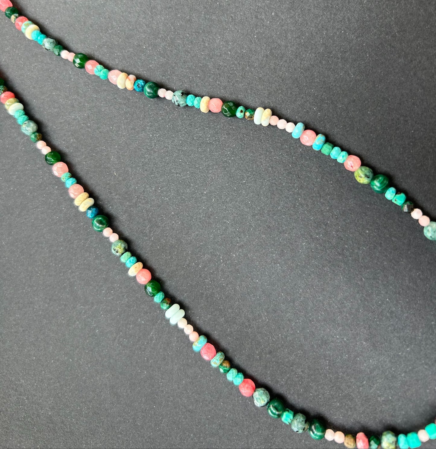 Zen Portal - Multi natural gemstones necklace