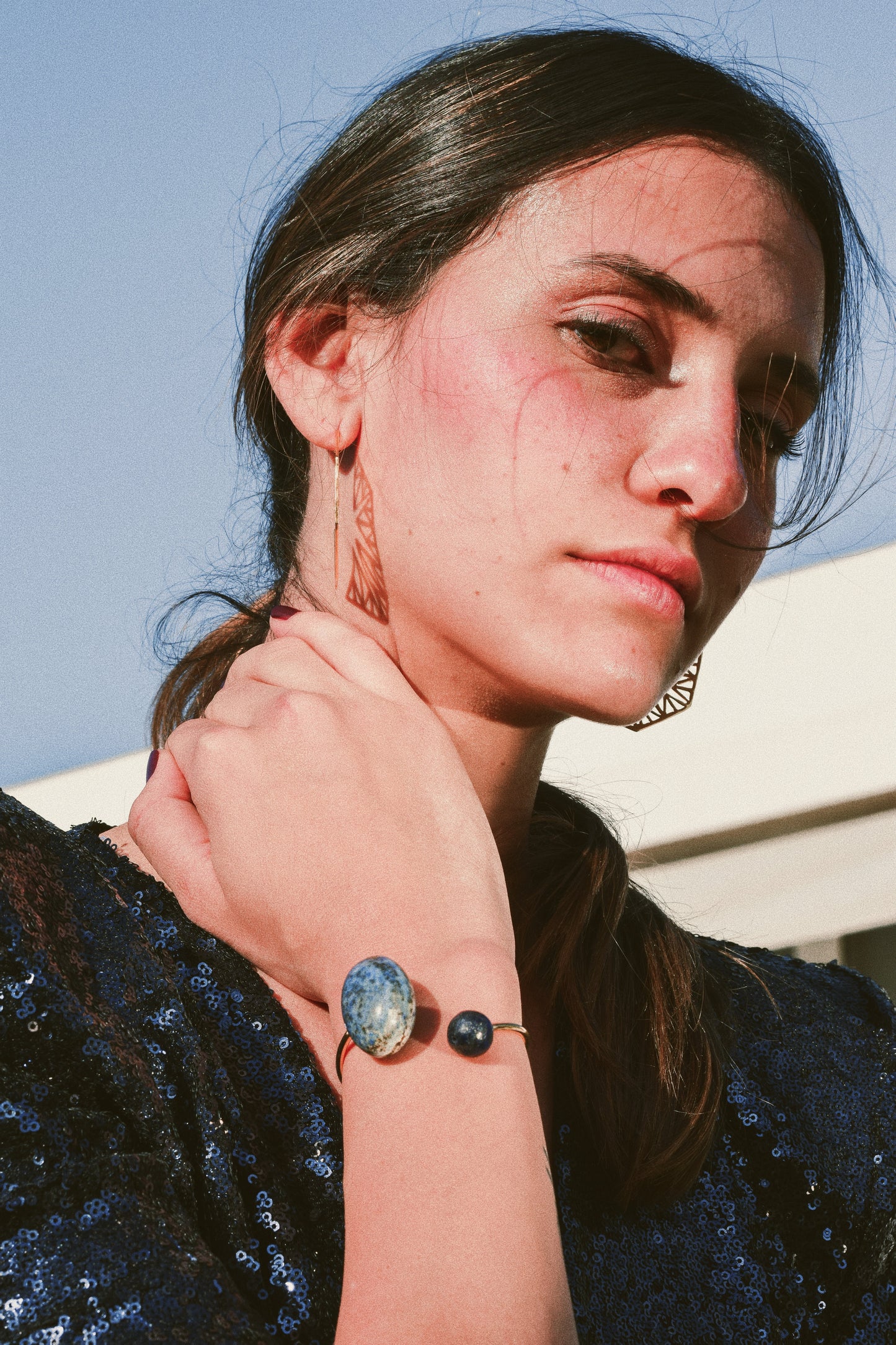 Deep Blue Bangle