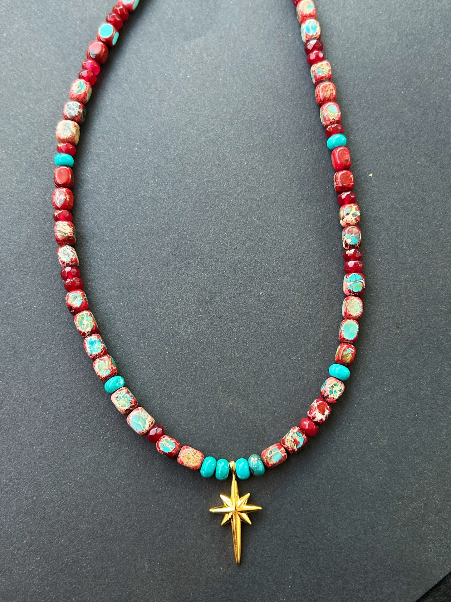 Blaze Necklace - Fairuz, Jasper & Jade