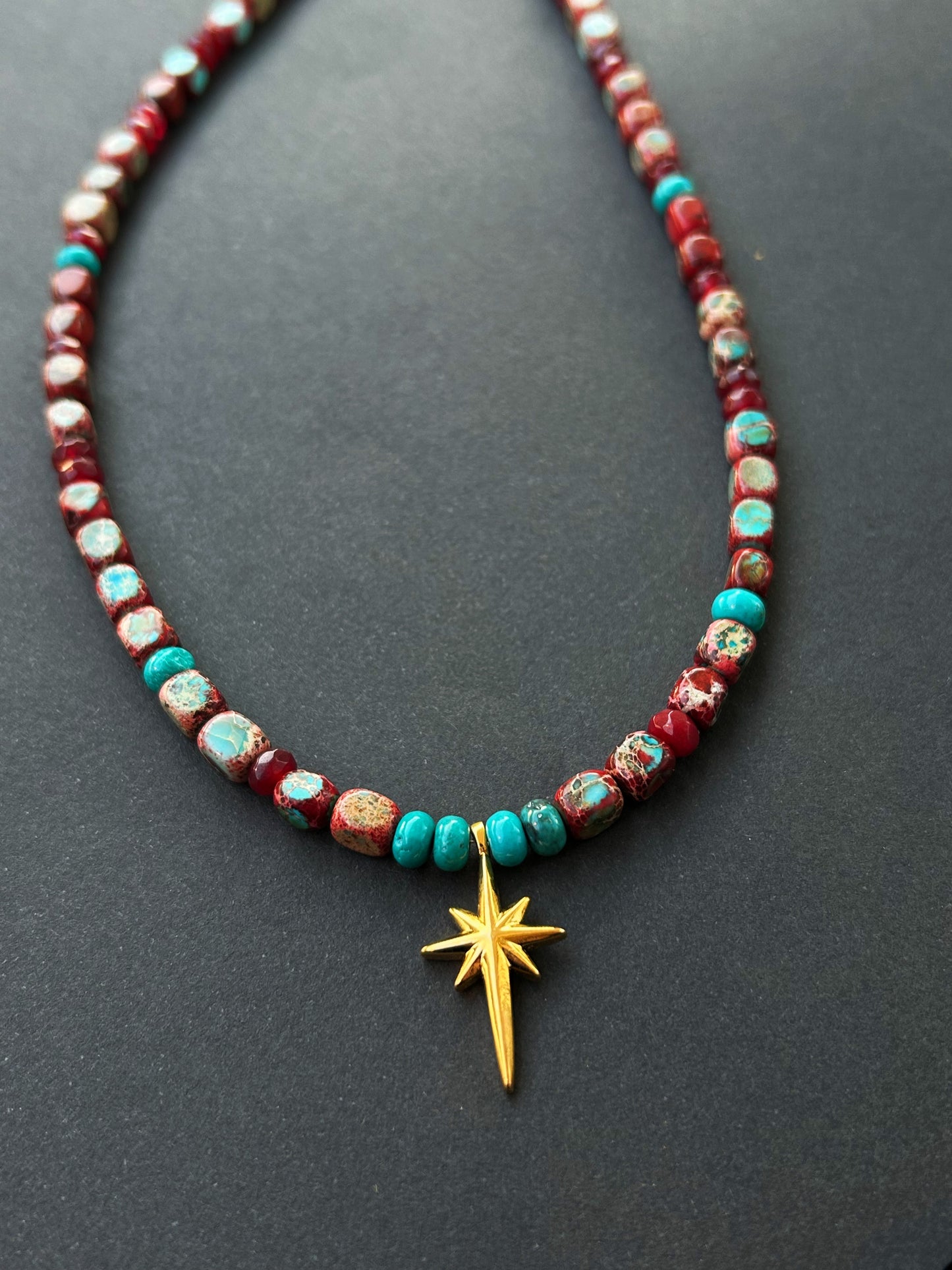 Blaze Necklace - Fairuz, Jasper & Jade