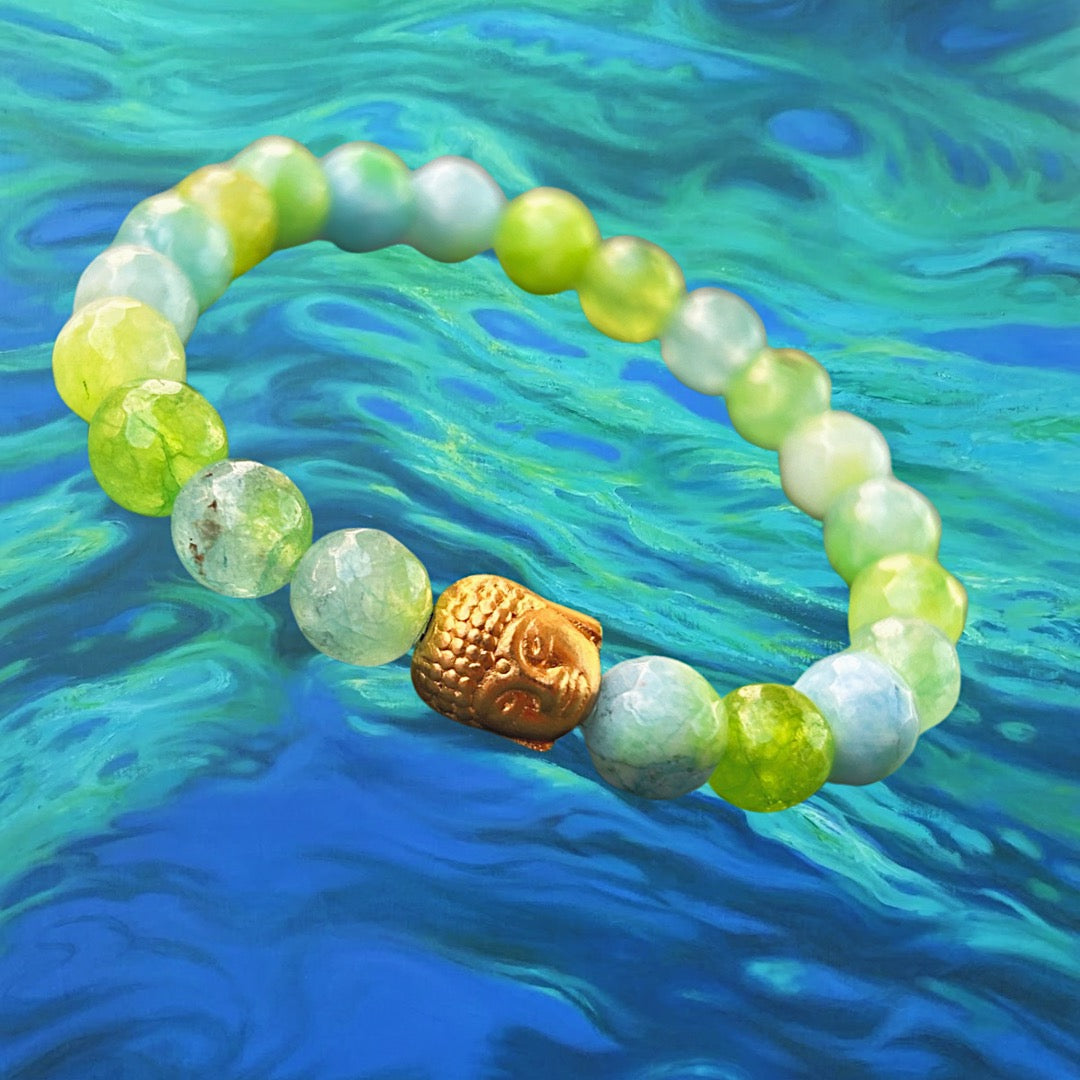 Ocean Serenity Bracelet in Agate