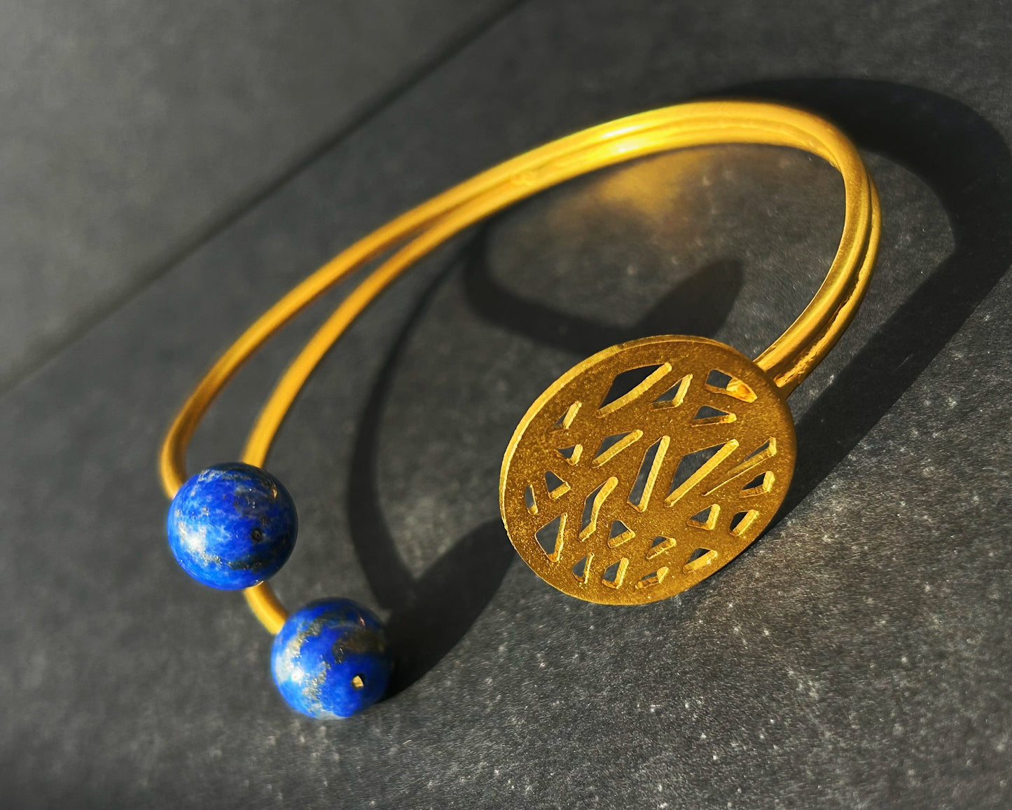 Ocean Dream Bangle - Lapis Lazuli