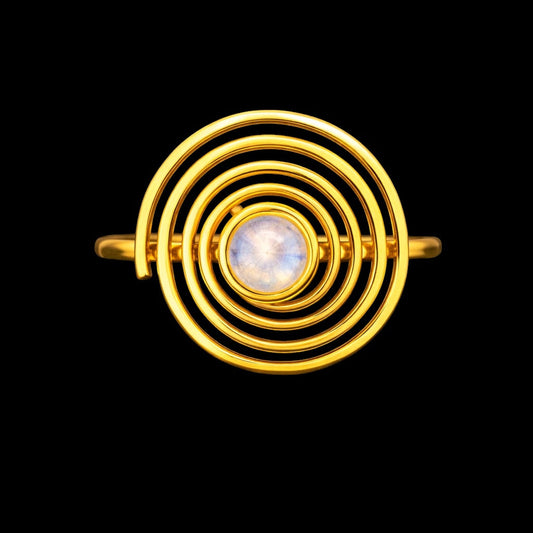 The Tanegga Ring in natural Moonstone