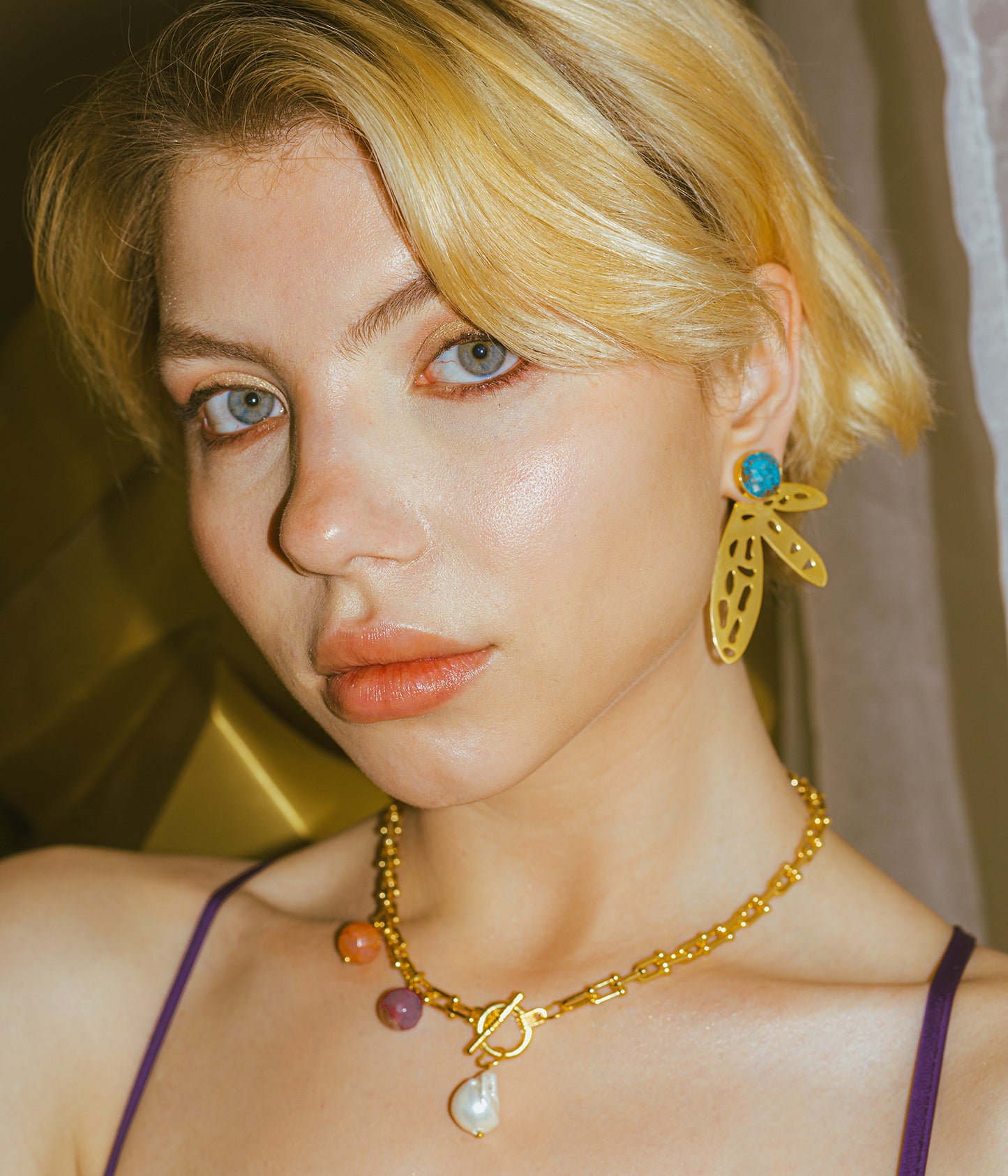 Roslyn Earrings in Turquoise