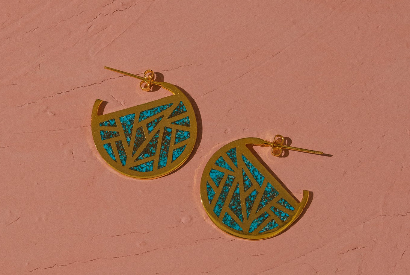 Sagrada Earrings in Fairuz