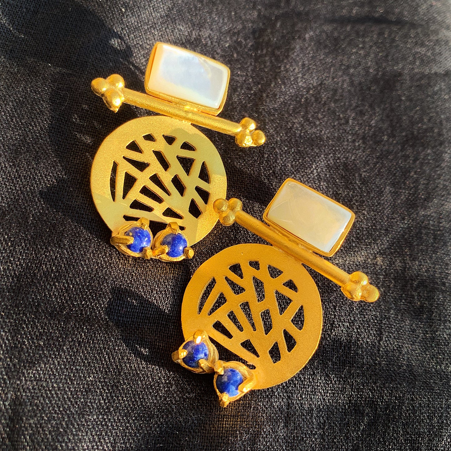 Maria Earrings - Lapis Lazuli