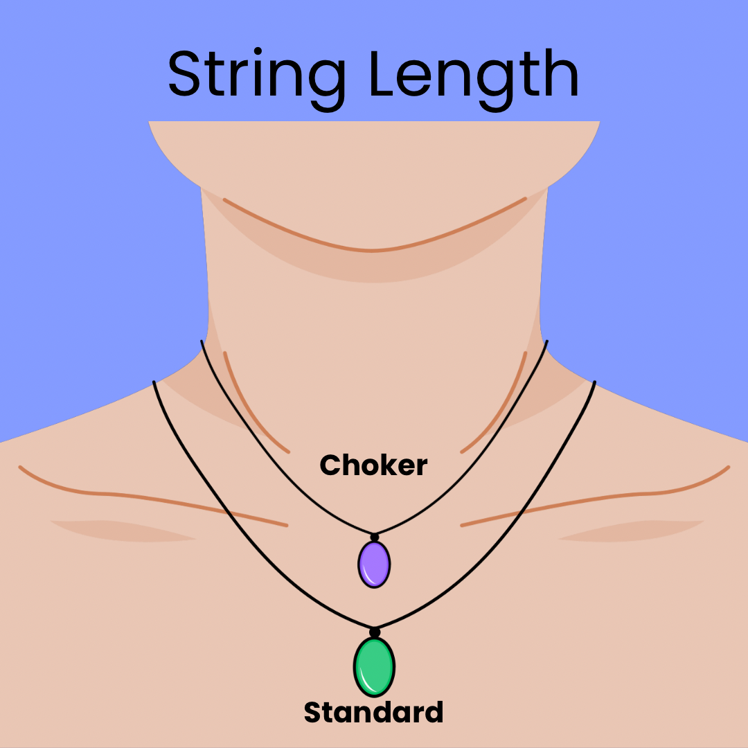 Choose your favorite string color & length - 12 color options