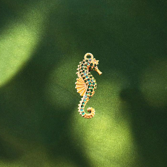 Green seahorse