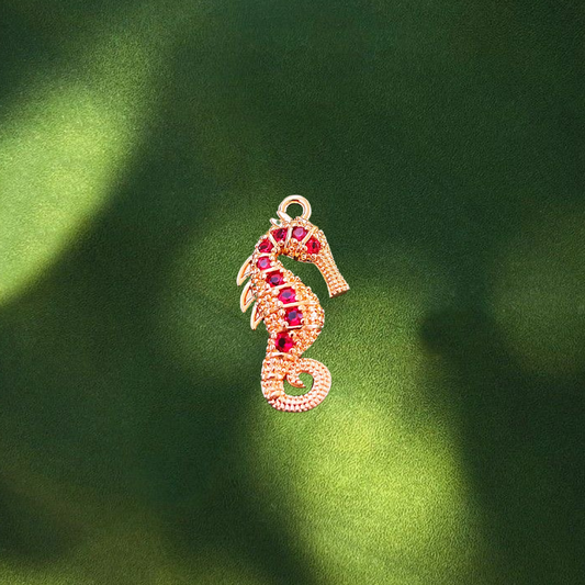 Pink seahorse