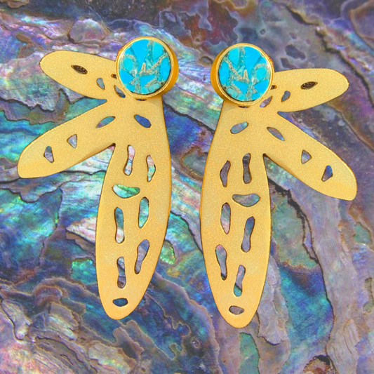 Roslyn Earrings in Turquoise